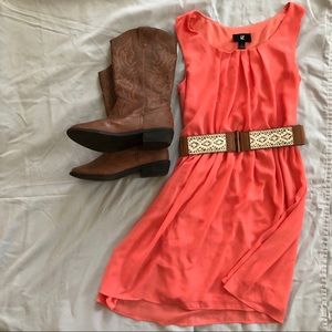 Salmon Tank Dress
